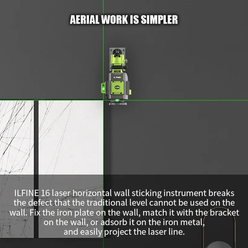 🔥 3D/4D Laser Level with 12/16 Lines | 360° Auto-Leveling⚡400% Brighter Beam🌟【Woodworking Pro Kit】Super Powerful Horizontal/Vertical Cross Laser for Tile & Framing 🔥 3D/4D Laser Level with 12/16 Lines | 360° Auto-Leveling⚡400% Brighter Beam🌟【Woodworking Pro Kit】Super Powerful Horizontal/Vertical Cross Laser for Tile & Framing